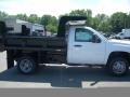 Summit White - Sierra 3500HD Regular Cab 4x4 Chassis Dump Truck Photo No. 4