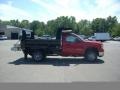Fire Red - Sierra 3500HD Work Truck Regular Cab 4x4 Chassis Dump Truck Photo No. 4