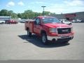 Fire Red - Sierra 2500HD Work Truck Regular Cab 4x4 Chassis Commercial Photo No. 3