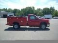 2010 Fire Red GMC Sierra 2500HD Work Truck Regular Cab 4x4 Chassis Commercial  photo #4