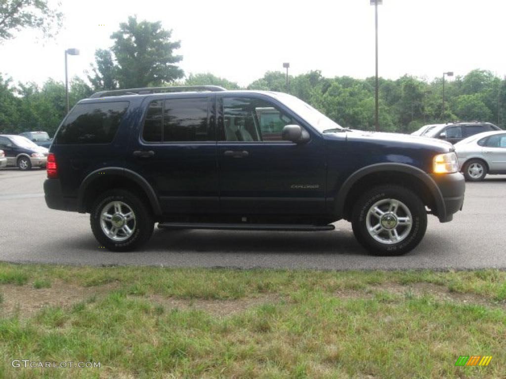 2004 Explorer XLS 4x4 - Dark Blue Pearl Metallic / Graphite photo #4