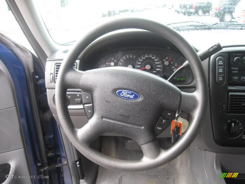 2004 Explorer XLS 4x4 - Dark Blue Pearl Metallic / Graphite photo #27