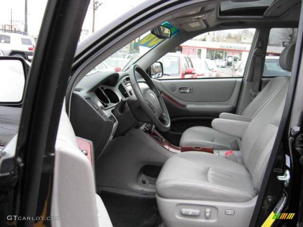 2006 Highlander Hybrid Limited 4WD - Black / Ash Gray photo #7