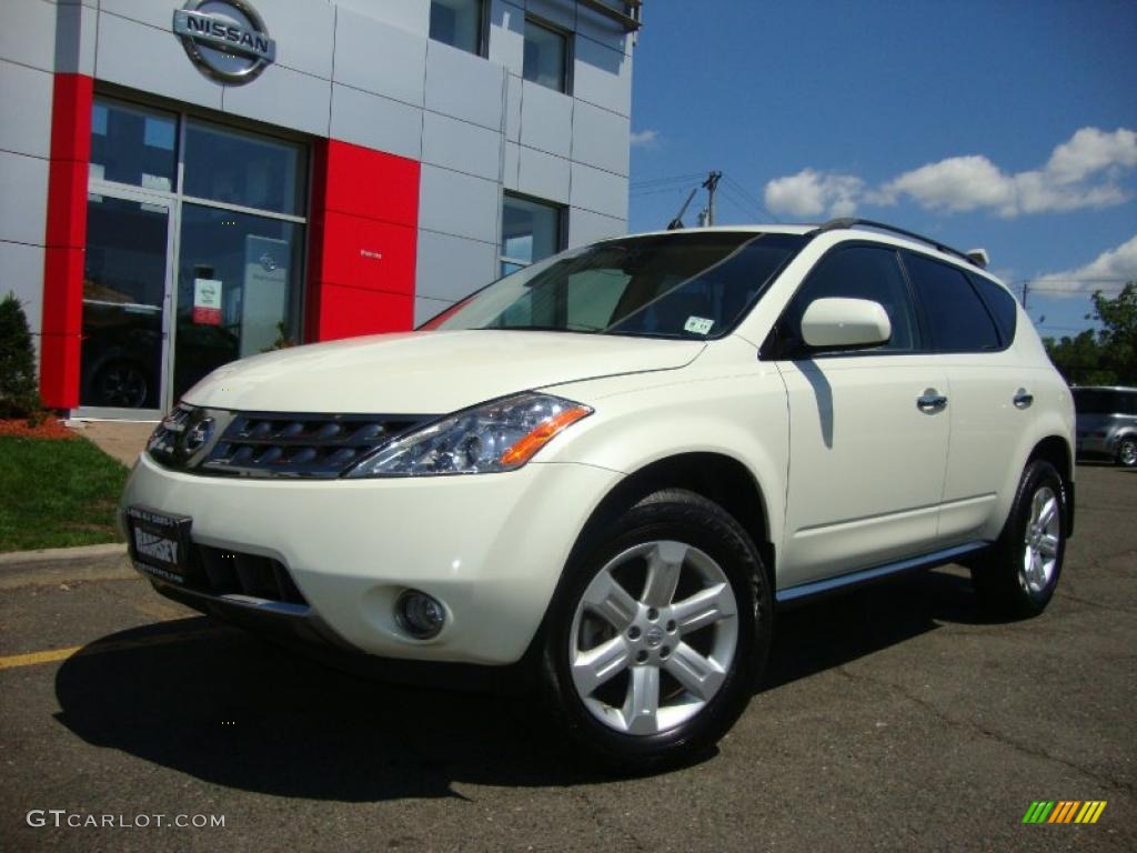 2007 Murano SL AWD - Glacier Pearl White / Cafe Latte photo #1
