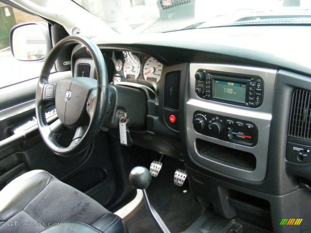 2004 Ram 1500 SRT-10 Regular Cab - Black / Dark Slate Gray photo #13