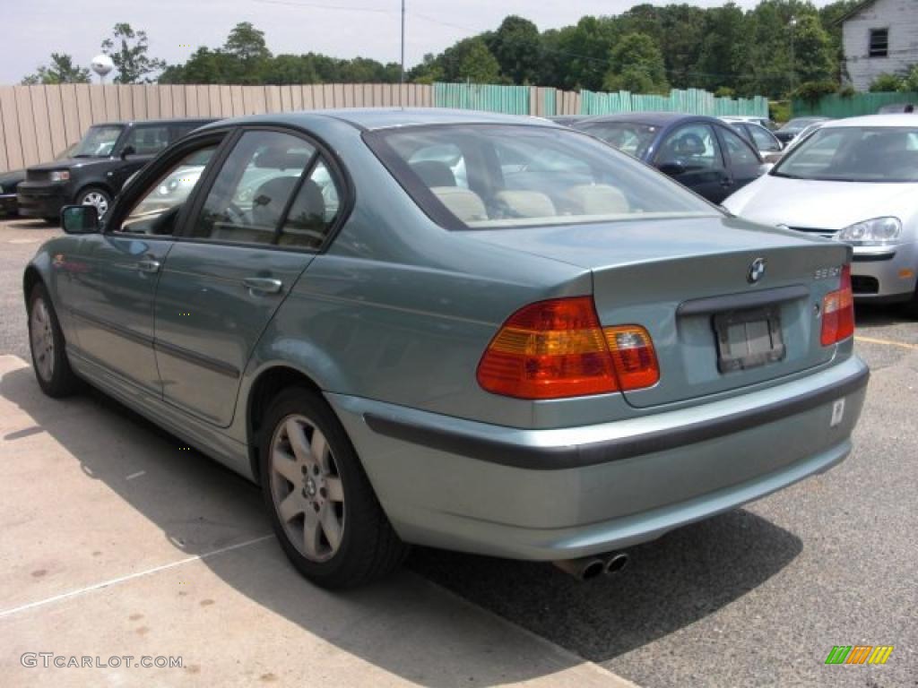 2003 3 Series 325xi Sedan - Grey Green Metallic / Sand photo #5