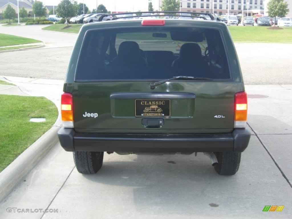 1998 Cherokee Sport 4x4 - Moss Green Pearl / Mist Gray photo #4