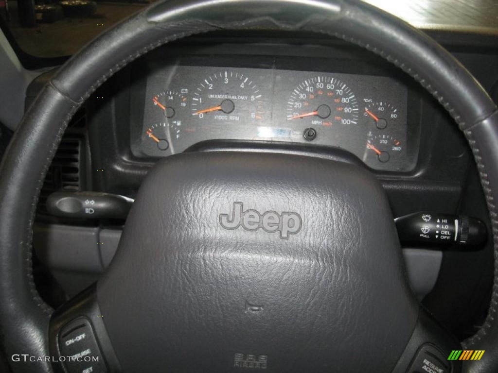 1998 Cherokee Sport 4x4 - Moss Green Pearl / Mist Gray photo #21