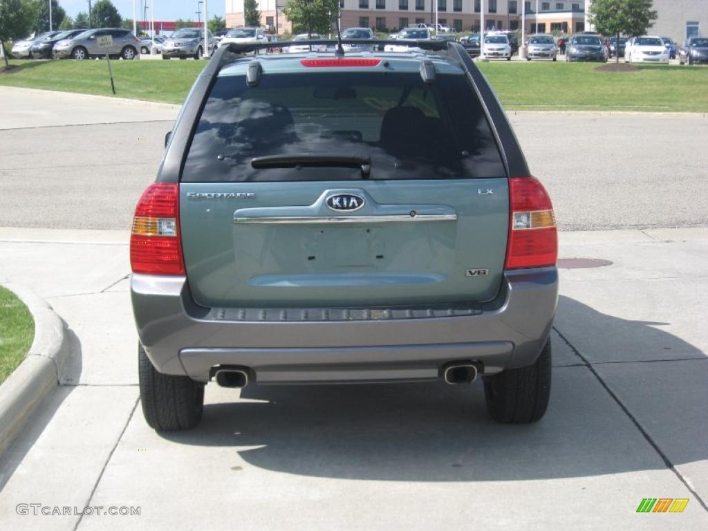 2007 Sportage LX V6 4WD - Royal Jade Green / Beige photo #4