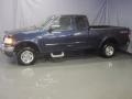 2002 True Blue Metallic Ford F150 XLT SuperCab 4x4  photo #2