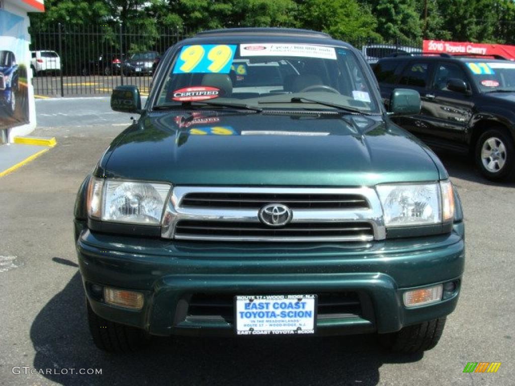 1999 4Runner Limited 4x4 - Imperial Jade Green Mica / Oak photo #2