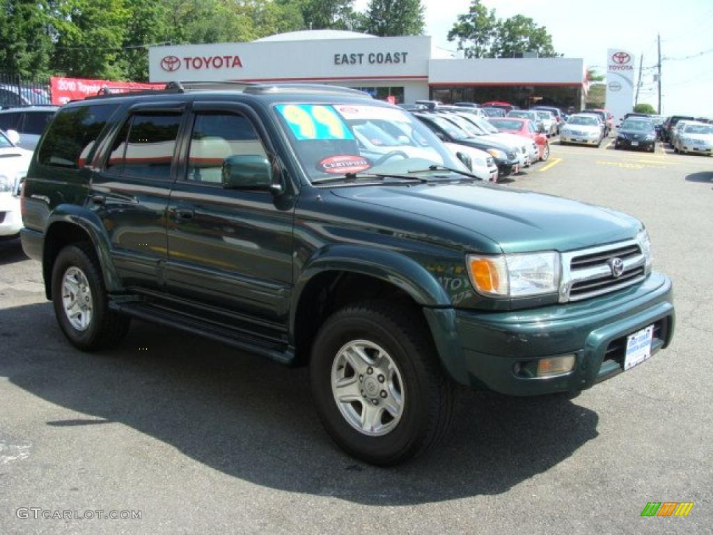 1999 4Runner Limited 4x4 - Imperial Jade Green Mica / Oak photo #3