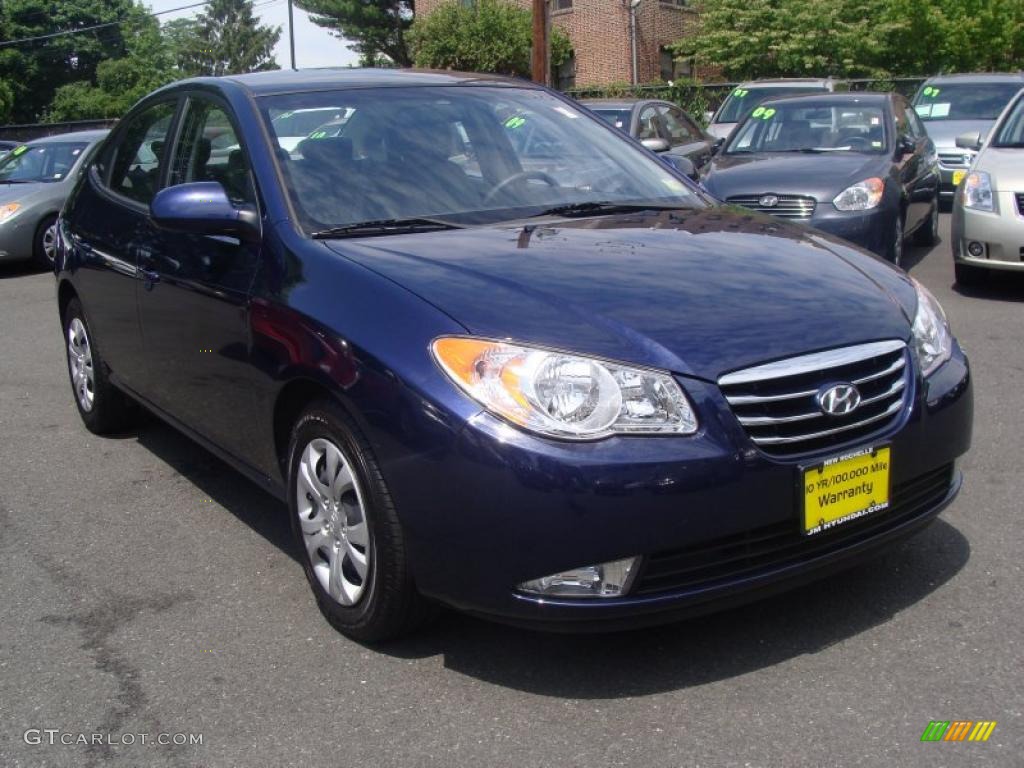 2010 Elantra GLS - Regatta Blue / Gray photo #3