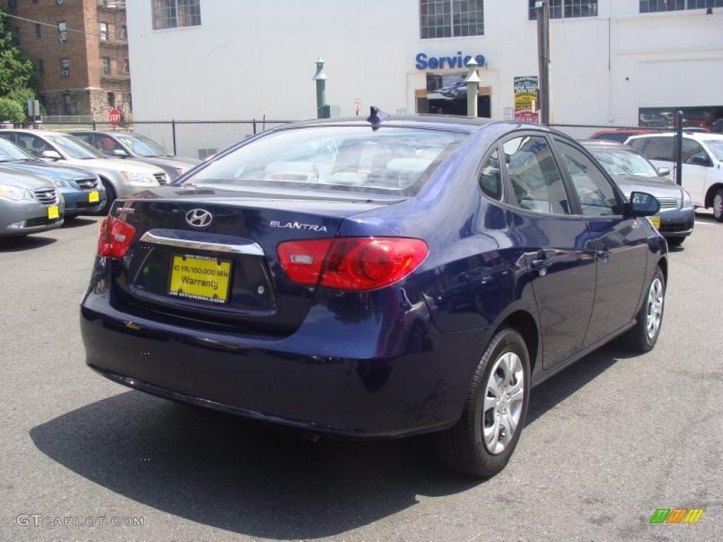 2010 Elantra GLS - Regatta Blue / Gray photo #5