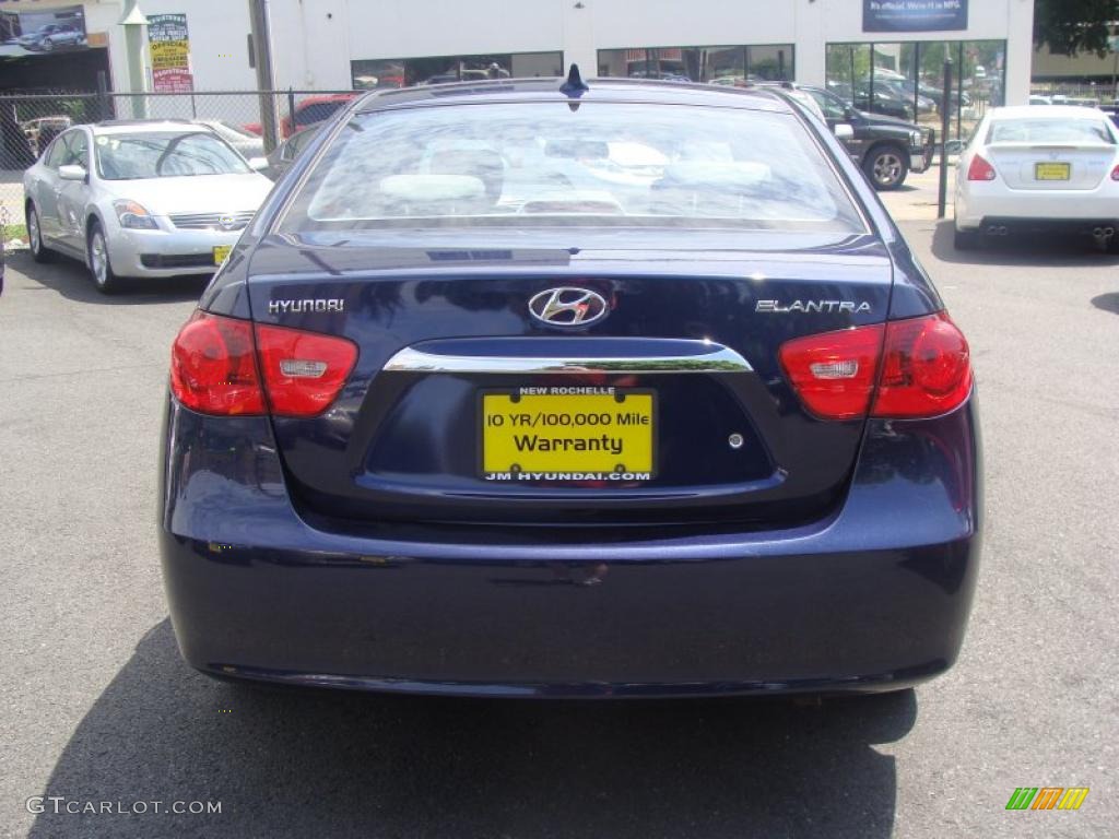 2010 Elantra GLS - Regatta Blue / Gray photo #6