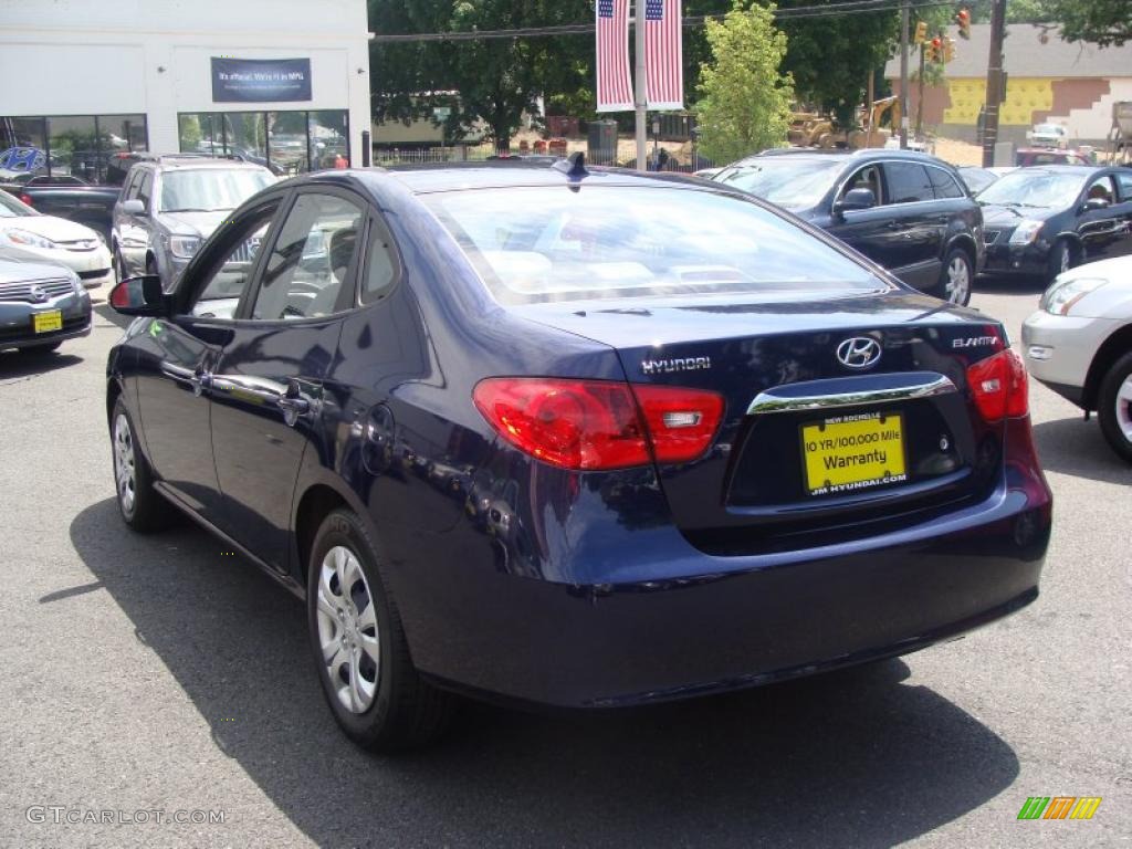 2010 Elantra GLS - Regatta Blue / Gray photo #7