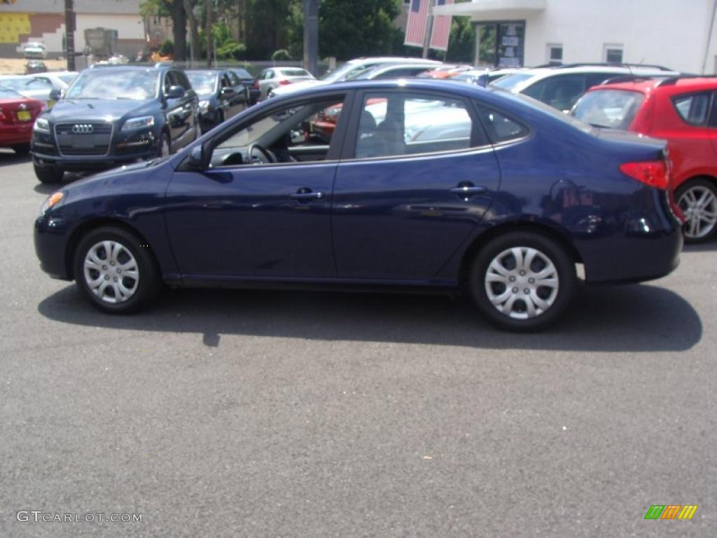 2010 Elantra GLS - Regatta Blue / Gray photo #8