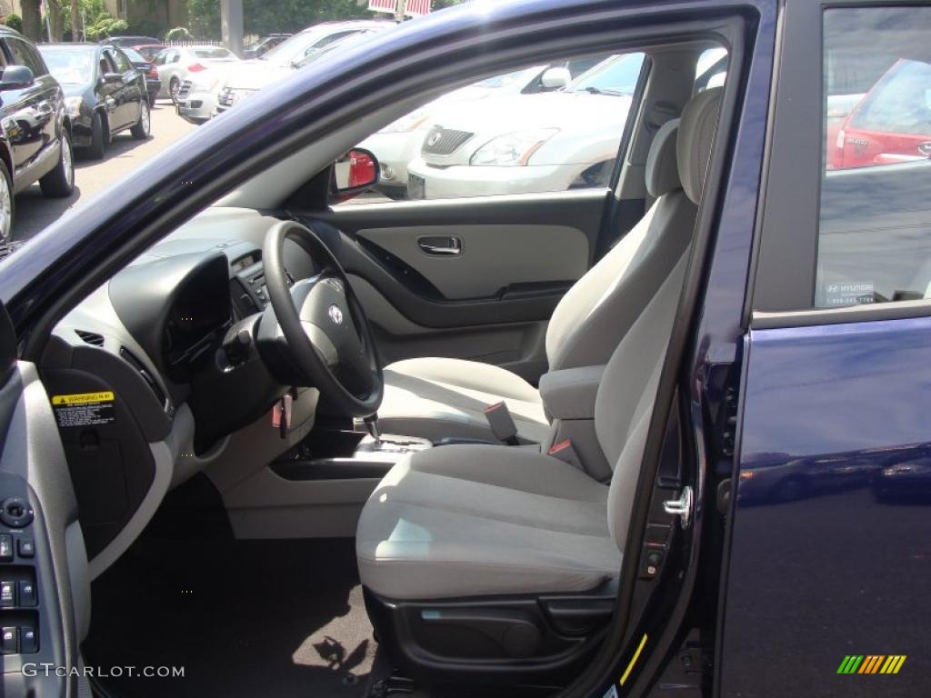 2010 Elantra GLS - Regatta Blue / Gray photo #13