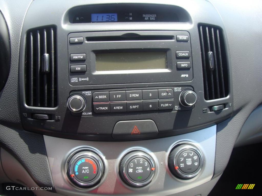 2010 Elantra GLS - Regatta Blue / Gray photo #22