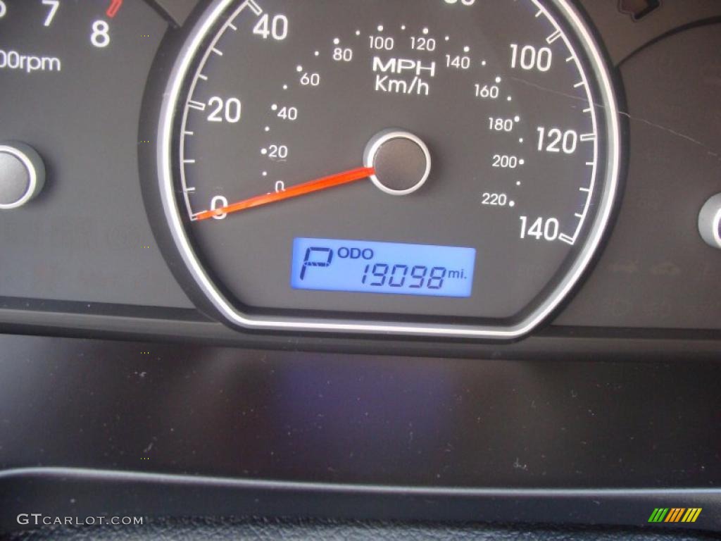 2010 Elantra GLS - Regatta Blue / Gray photo #24