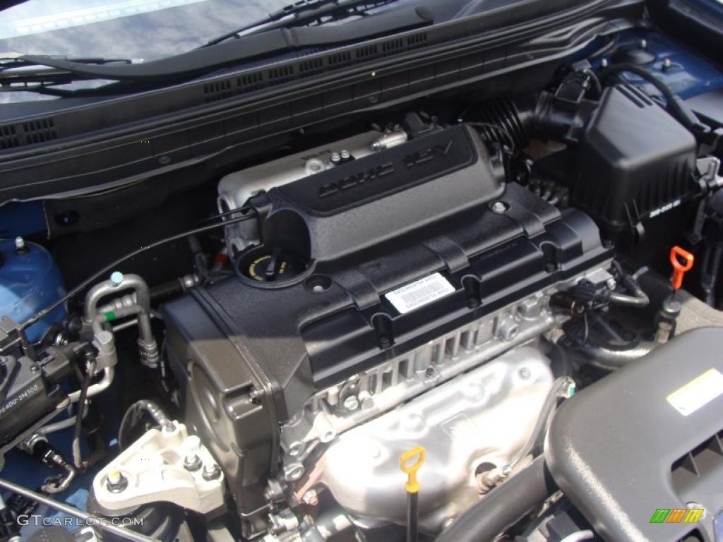 2010 Elantra GLS - Regatta Blue / Gray photo #26