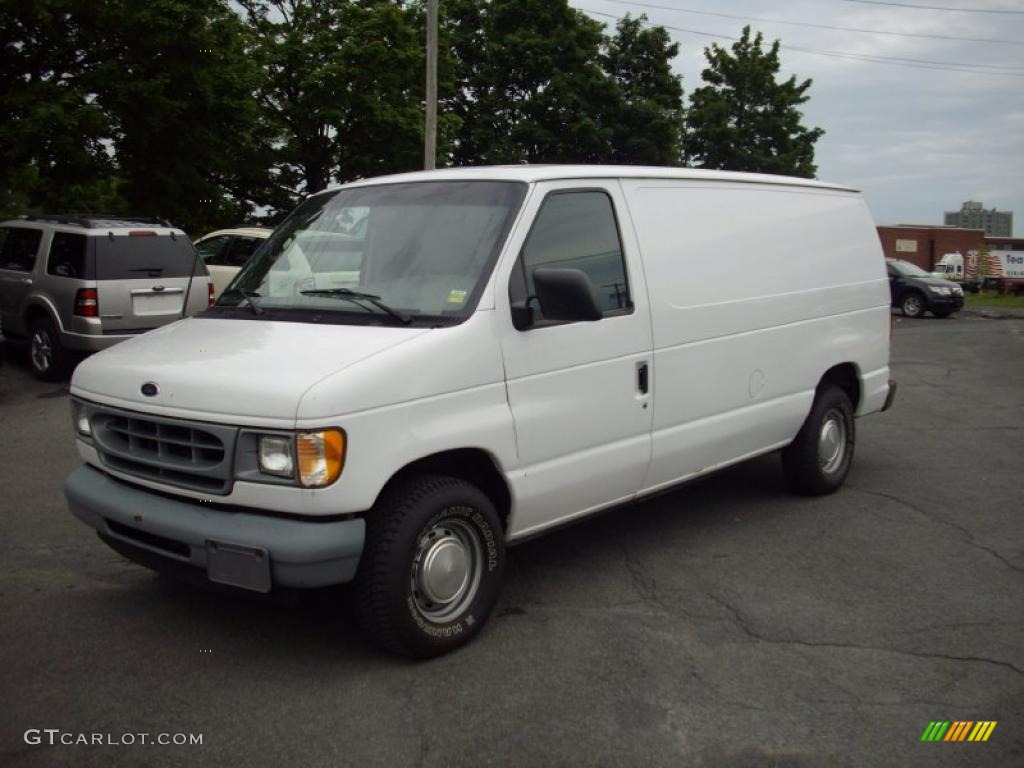 Oxford White Ford E Series Van