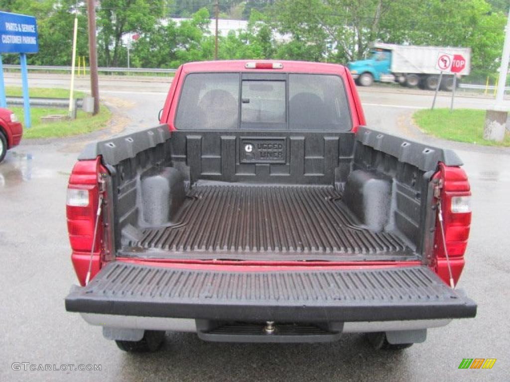 2001 Ranger XLT SuperCab 4x4 - Toreador Red Metallic / Dark Graphite photo #7