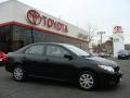 2009 Black Sand Pearl Toyota Corolla LE  photo #1