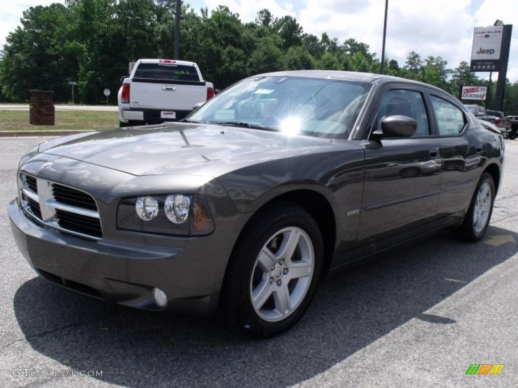 2010 Charger R/T - Dark Titanium Metallic / Dark Slate Gray photo #4