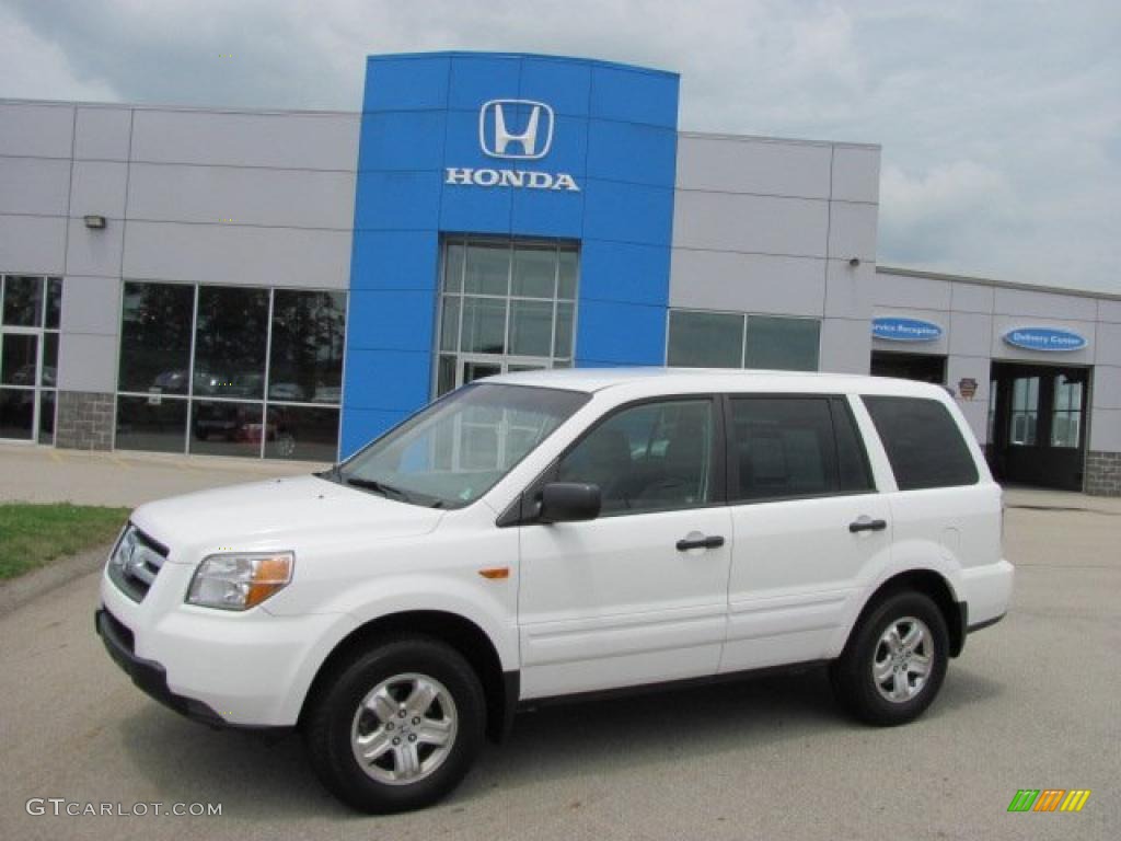 2006 Pilot LX 4WD - Taffeta White / Gray photo #1