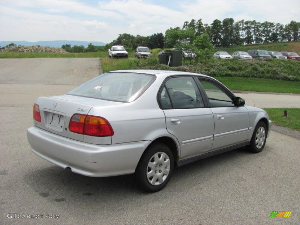 1999 Civic VP Sedan - Vogue Silver Metallic / Gray photo #12
