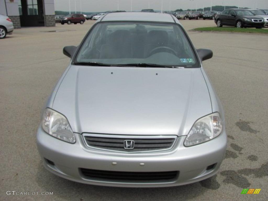 1999 Civic VP Sedan - Vogue Silver Metallic / Gray photo #14