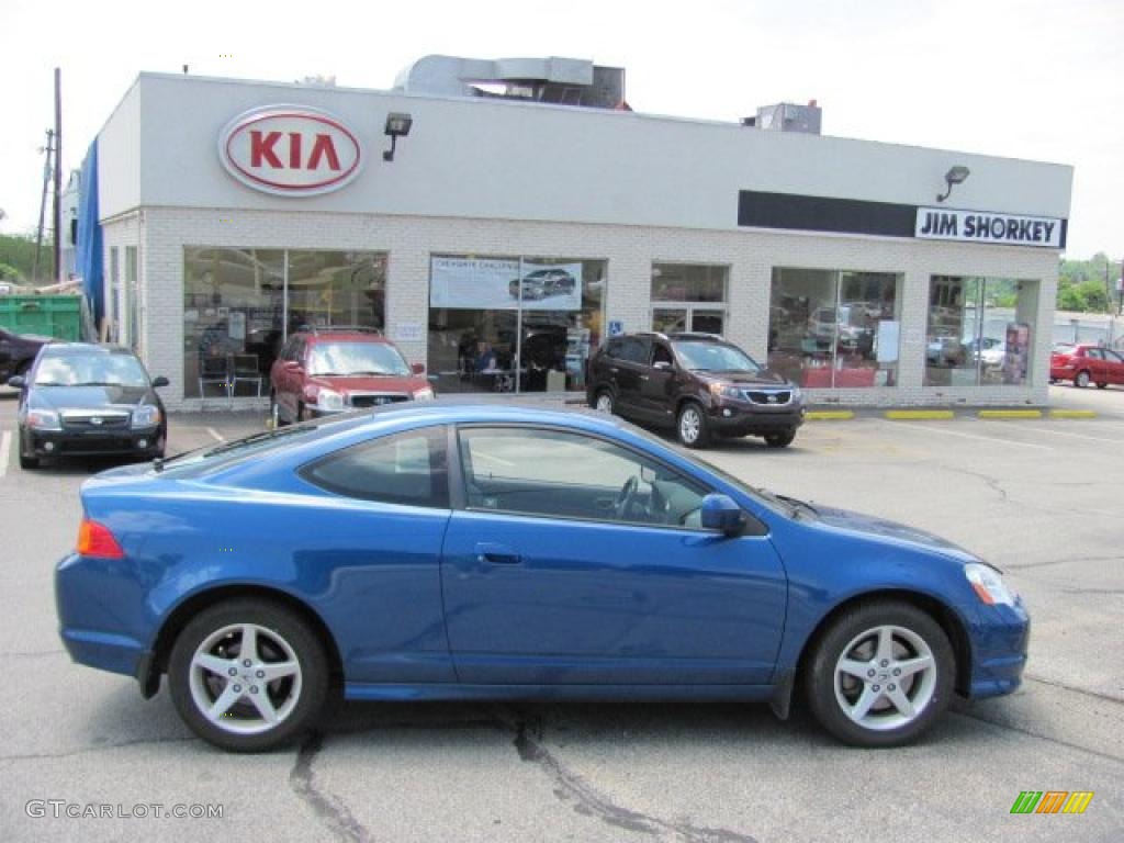2004 RSX Type S Sports Coupe - Arctic Blue Pearl / Ebony photo #2