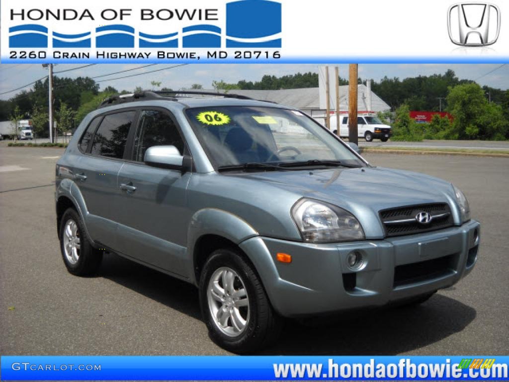 2006 Tucson Limited 4x4 - Alpine Frost / Gray photo #1