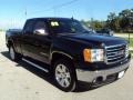 2008 Onyx Black GMC Sierra 1500 SLT Extended Cab  photo #10