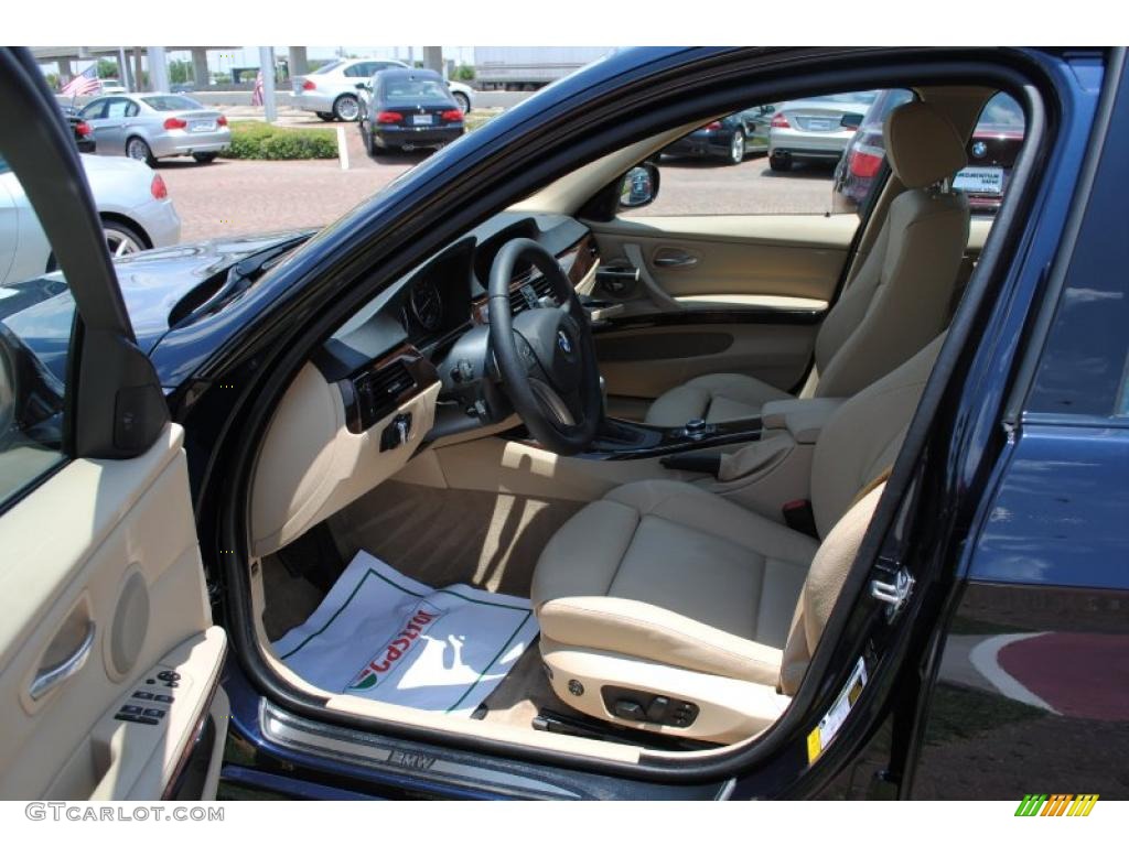 2010 3 Series 328i Sedan - Monaco Blue Metallic / Beige photo #13
