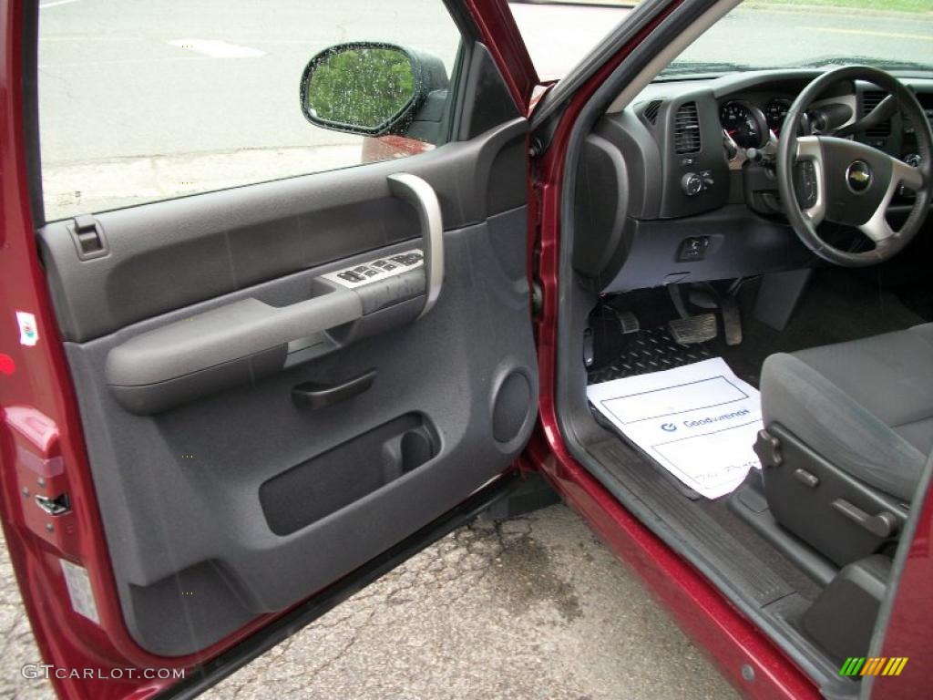 2009 Silverado 1500 LT Extended Cab 4x4 - Deep Ruby Red Metallic / Ebony photo #25