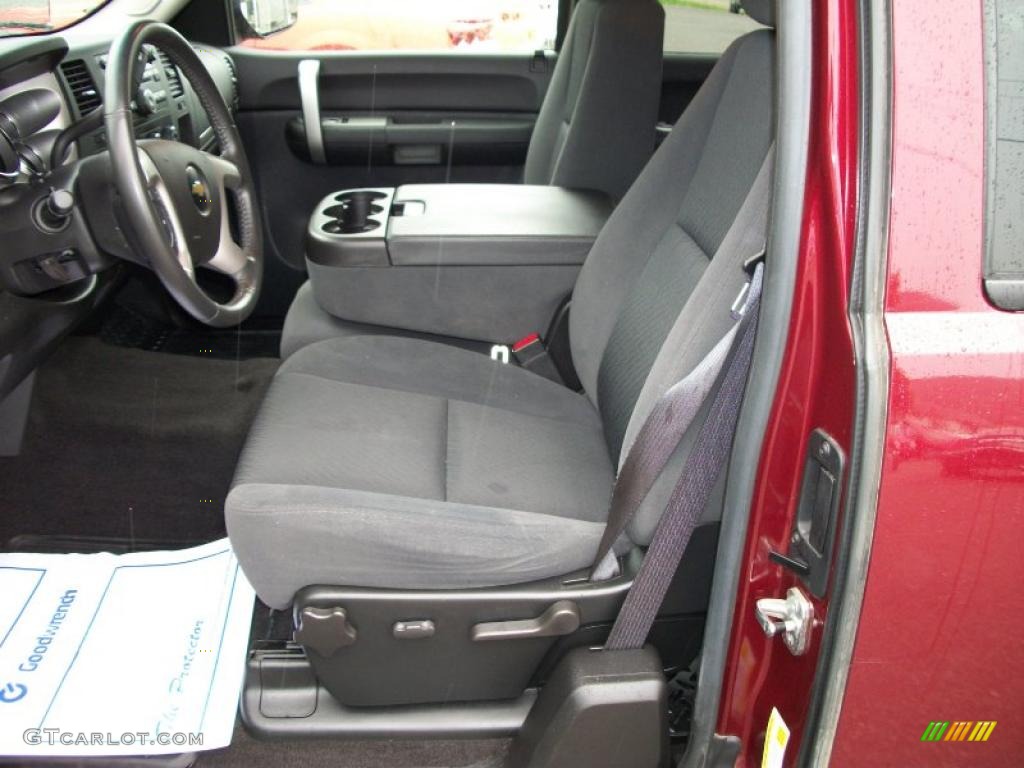 2009 Silverado 1500 LT Extended Cab 4x4 - Deep Ruby Red Metallic / Ebony photo #27