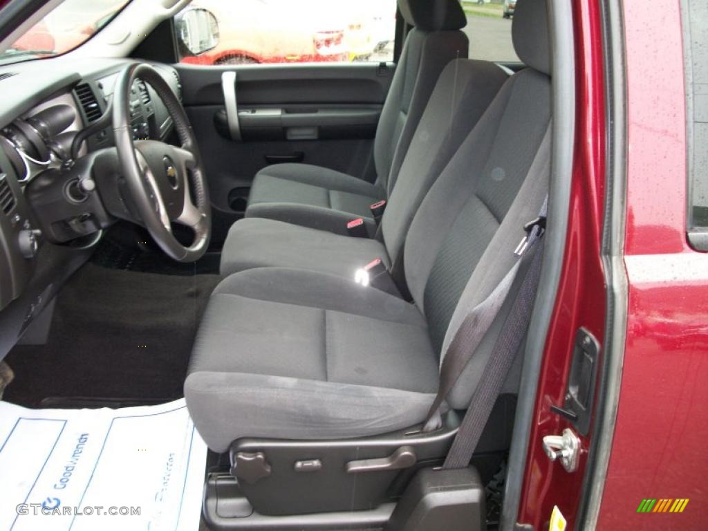 2009 Silverado 1500 LT Extended Cab 4x4 - Deep Ruby Red Metallic / Ebony photo #29