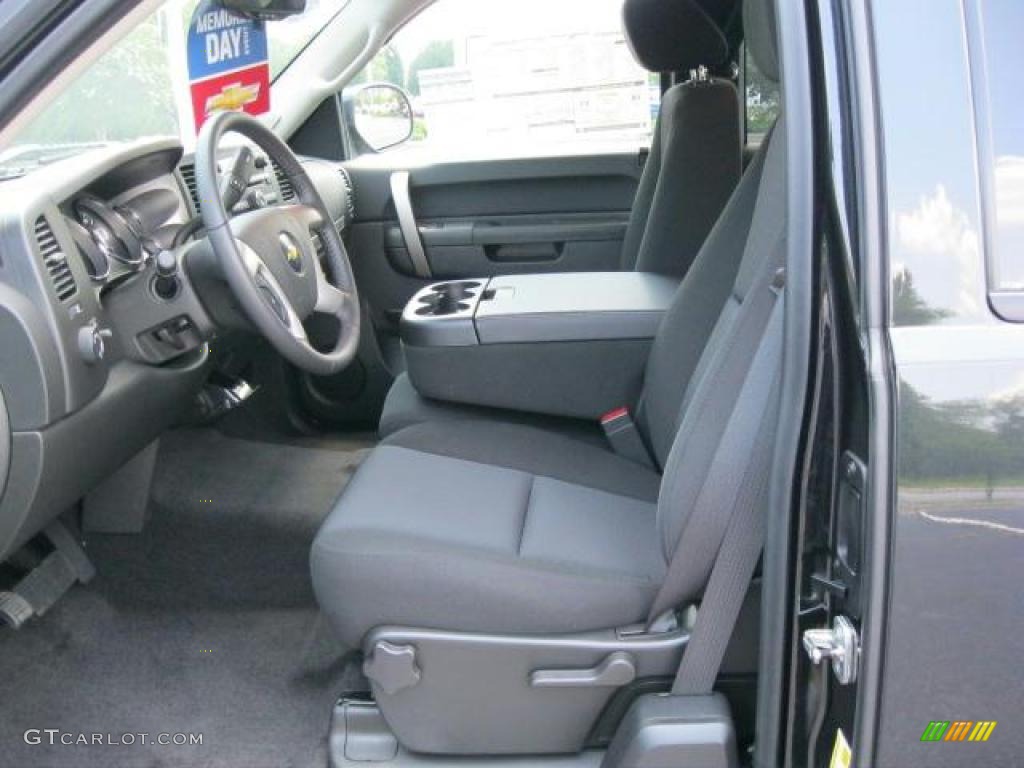 2010 Silverado 1500 LT Extended Cab 4x4 - Black Granite Metallic / Ebony photo #4