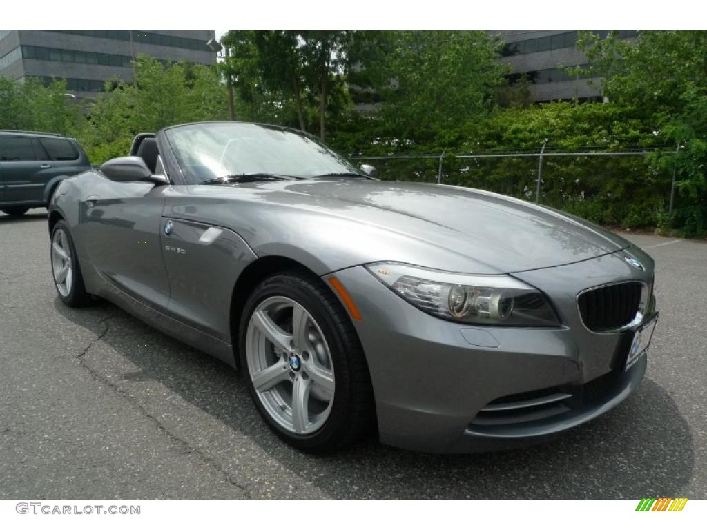 2009 Z4 sDrive30i Roadster - Space Gray Metallic / Black photo #1