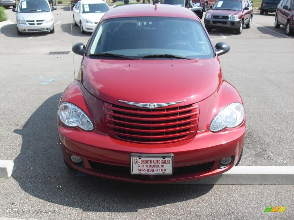 2009 PT Cruiser Touring - Inferno Red Crystal Pearl / Pastel Slate Gray photo #2