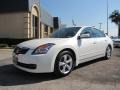 2007 Winter Frost Pearl Nissan Altima 3.5 SE  photo #3