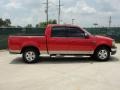 2002 Bright Red Ford F150 XLT SuperCrew  photo #2