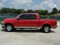 2002 Bright Red Ford F150 XLT SuperCrew  photo #6