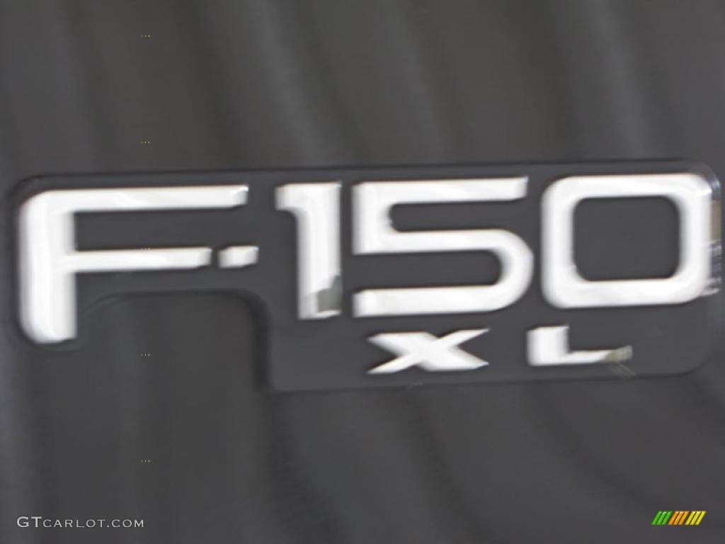 2003 F150 XL Regular Cab - Black / Medium Graphite Grey photo #8