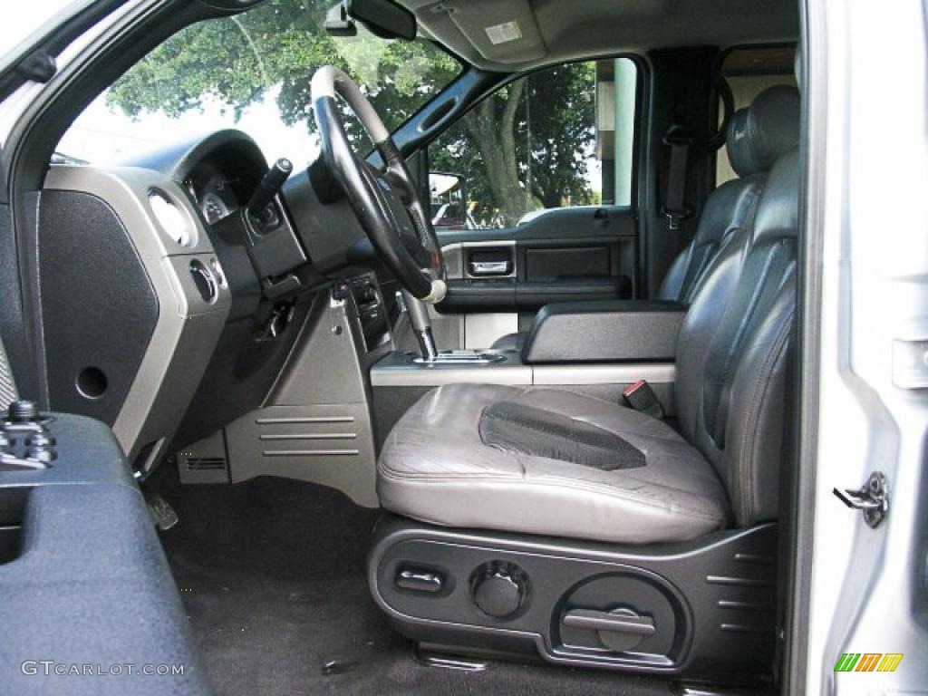 2005 F150 XLT SuperCrew 4x4 - Silver Metallic / Medium Flint/Dark Flint Grey photo #6