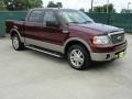 2006 Dark Toreador Red Metallic Ford F150 Lariat SuperCrew  photo #1