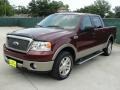 2006 Dark Toreador Red Metallic Ford F150 Lariat SuperCrew  photo #7