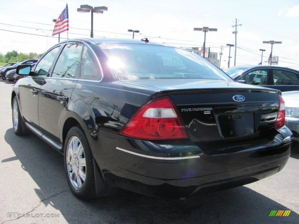 2007 Five Hundred Limited AWD - Black / Black photo #12